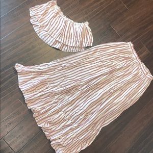 NWT! Medium Listicle two piece set Skirt and top